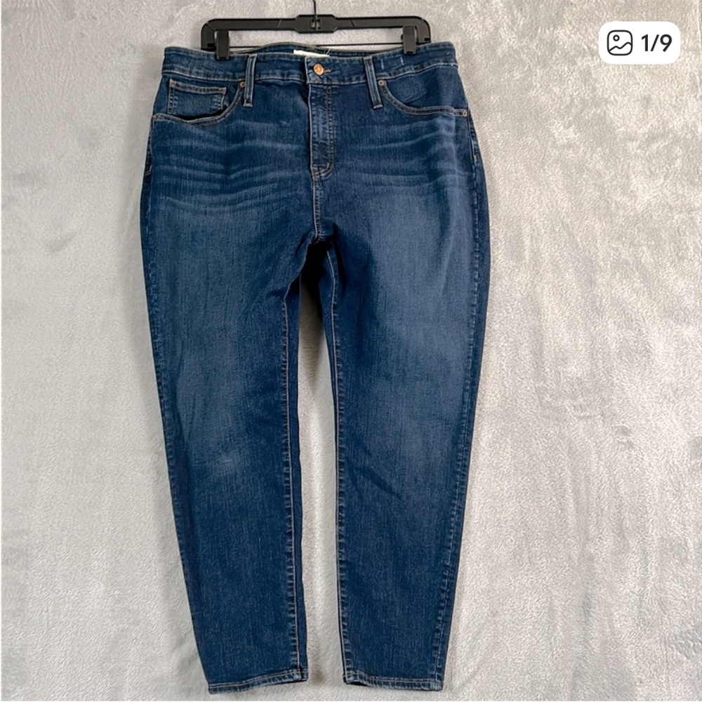 Madewell Curvy High-Rise Skinny Crop Jeans sz 34P